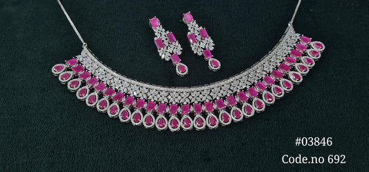 Cz Necklace 03846