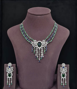 Cz Necklace 11410