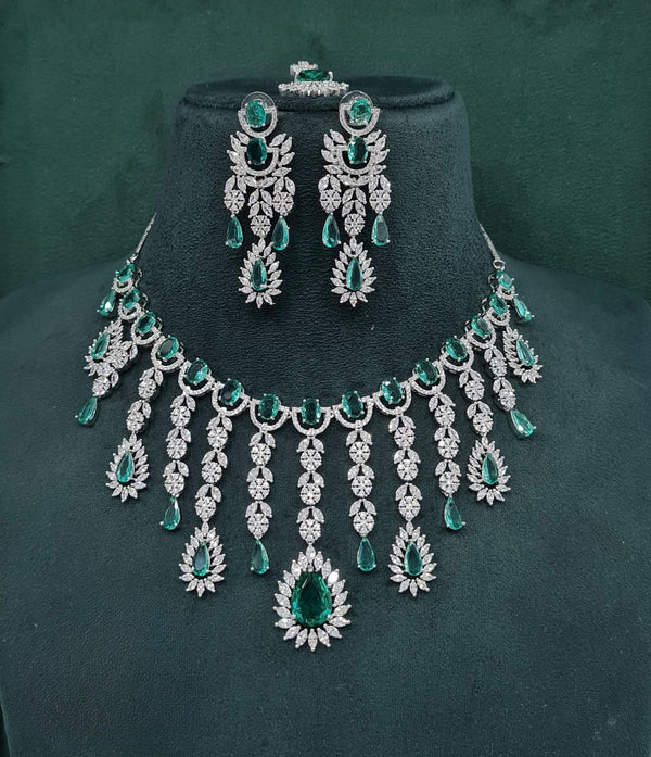 Cz Necklace 09327