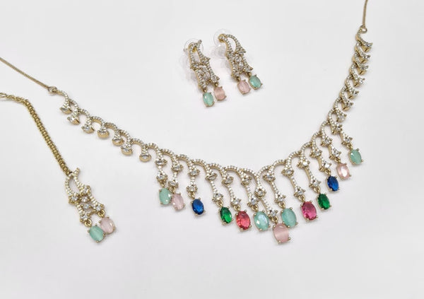 Cz Necklace 11112
