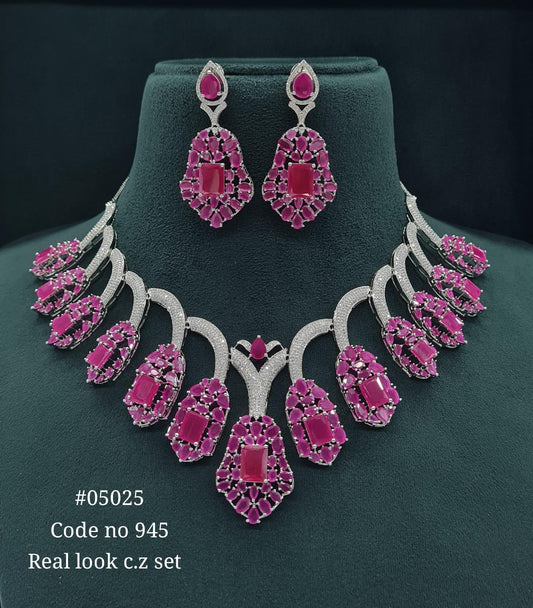 Cz Necklace 05025