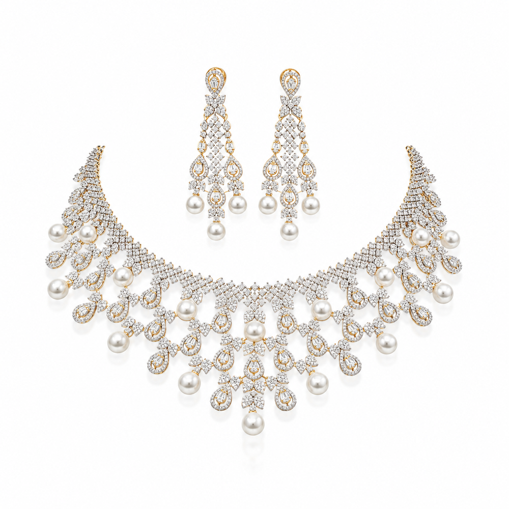 Cz Necklace 10106