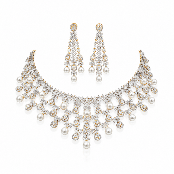 Cz Necklace 10106