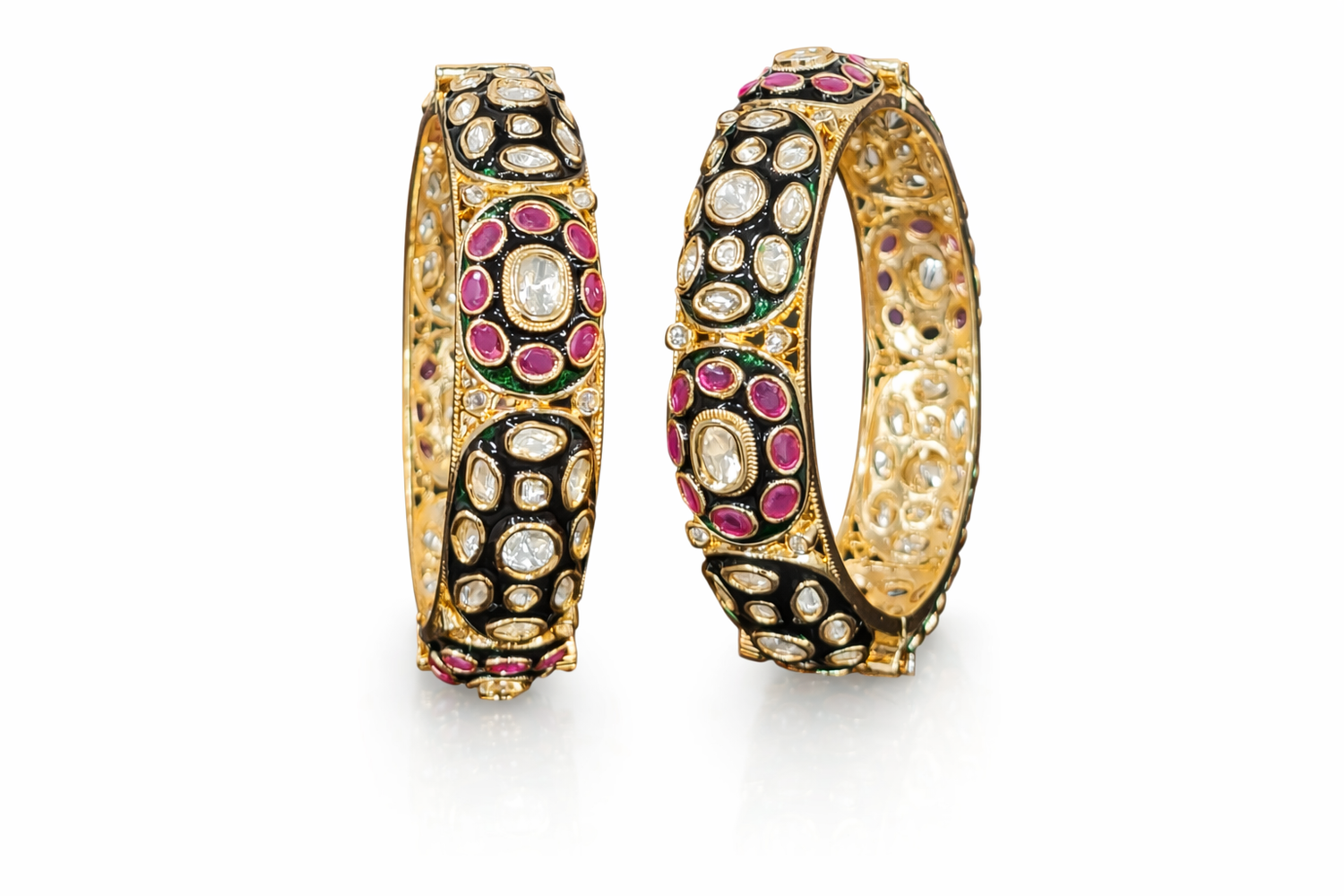 Kundan Bangles 07980