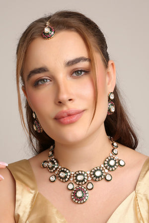 Kundan Necklace 07986