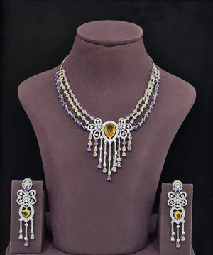 Cz Necklace 11410