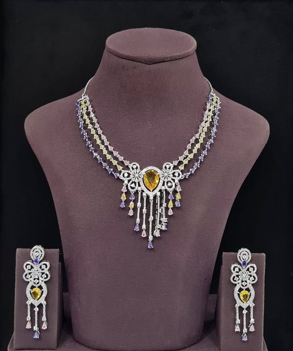 Cz Necklace 11410