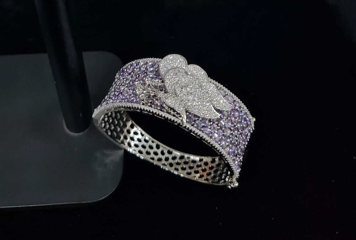 Celestia Petal Cuff 08251 - KRISHNA'S SWETA JEWELLERY