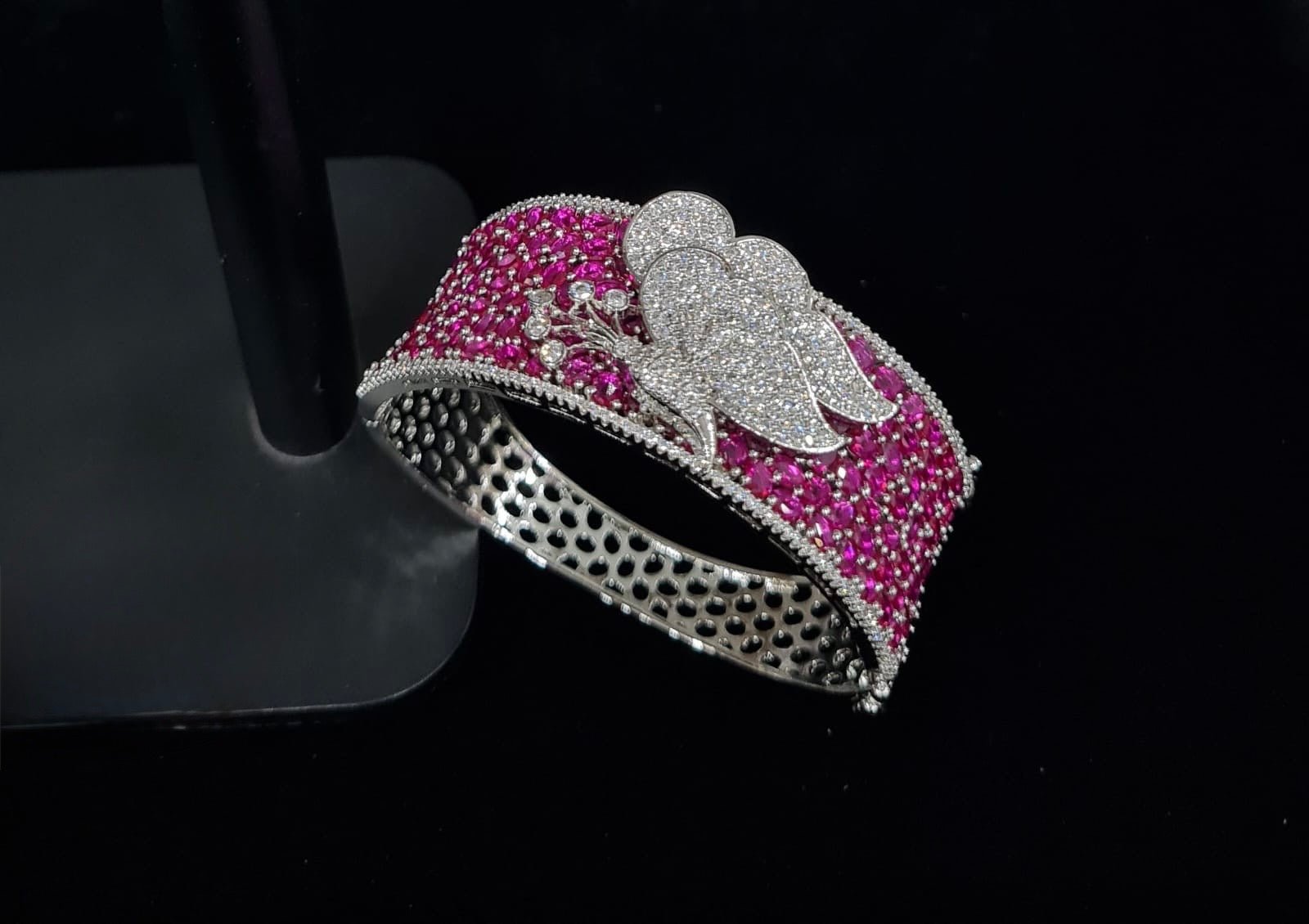 Celestia Petal Cuff 08251 - KRISHNA'S SWETA JEWELLERY