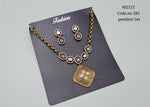 Chain pendant set 02111 - KRISHNA'S SWETA JEWELLERY