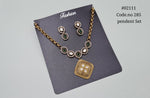 Chain pendant set 02111 - KRISHNA'S SWETA JEWELLERY