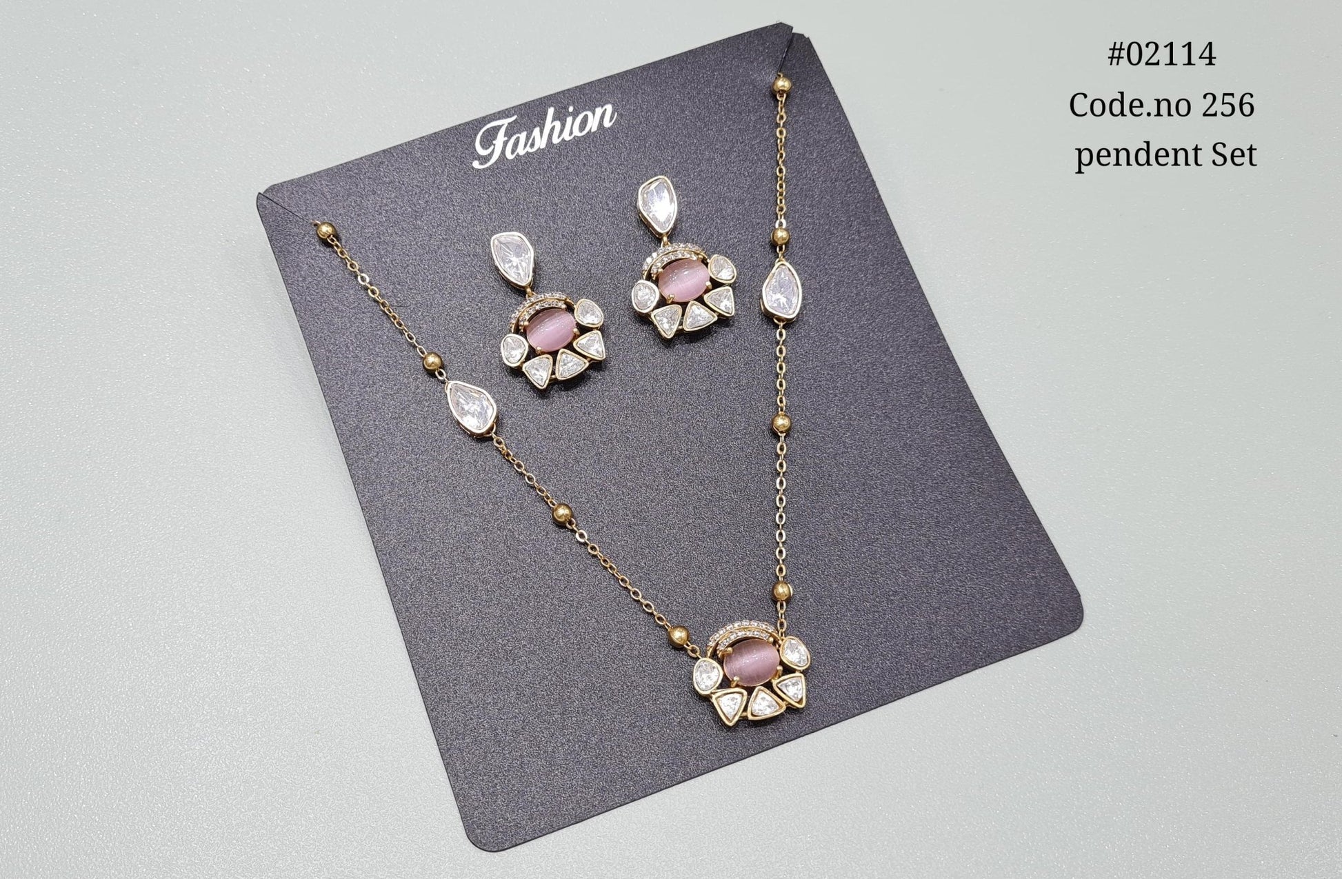 Chain pendant set 02114 - KRISHNA'S SWETA JEWELLERY