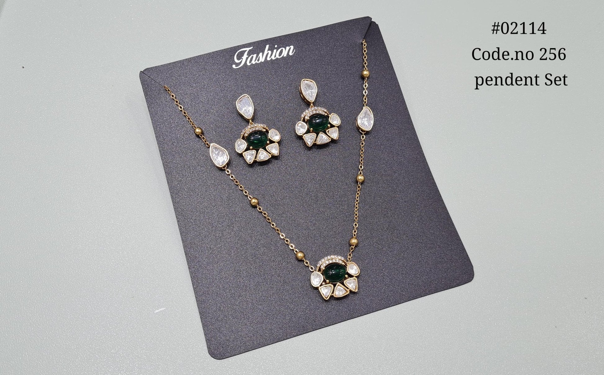 Chain pendant set 02114 - KRISHNA'S SWETA JEWELLERY