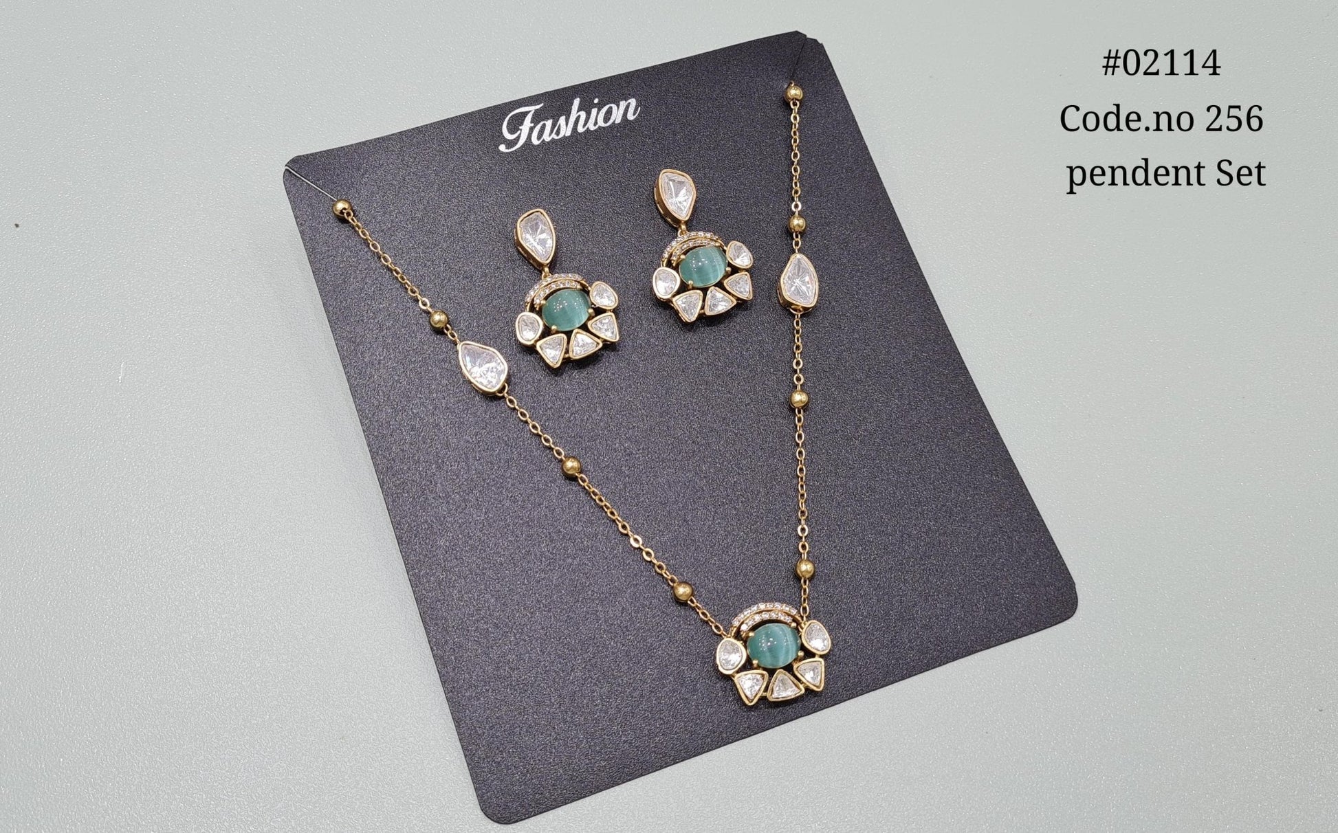 Chain pendant set 02114 - KRISHNA'S SWETA JEWELLERY