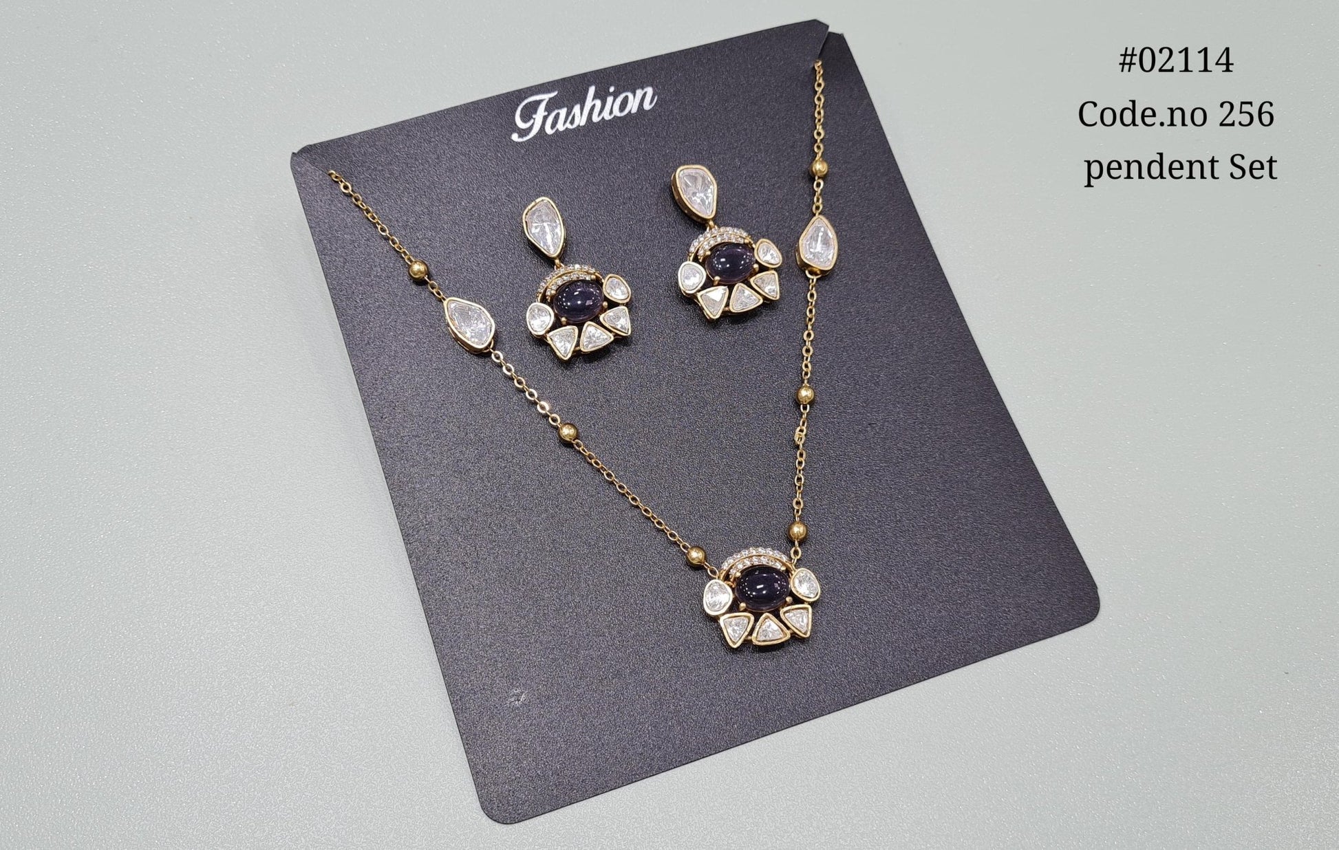 Chain pendant set 02114 - KRISHNA'S SWETA JEWELLERY