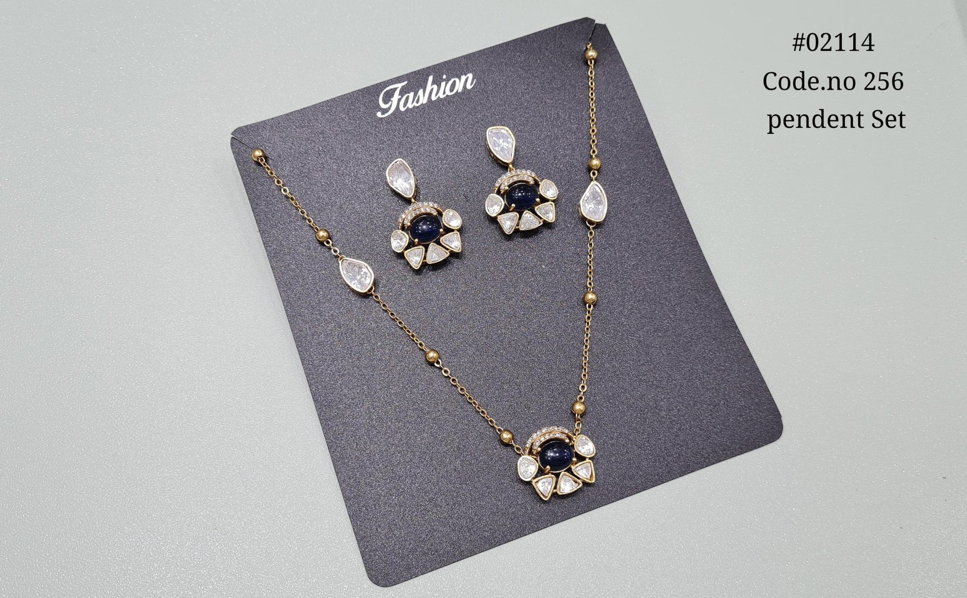 Chain pendant set 02114 - KRISHNA'S SWETA JEWELLERY