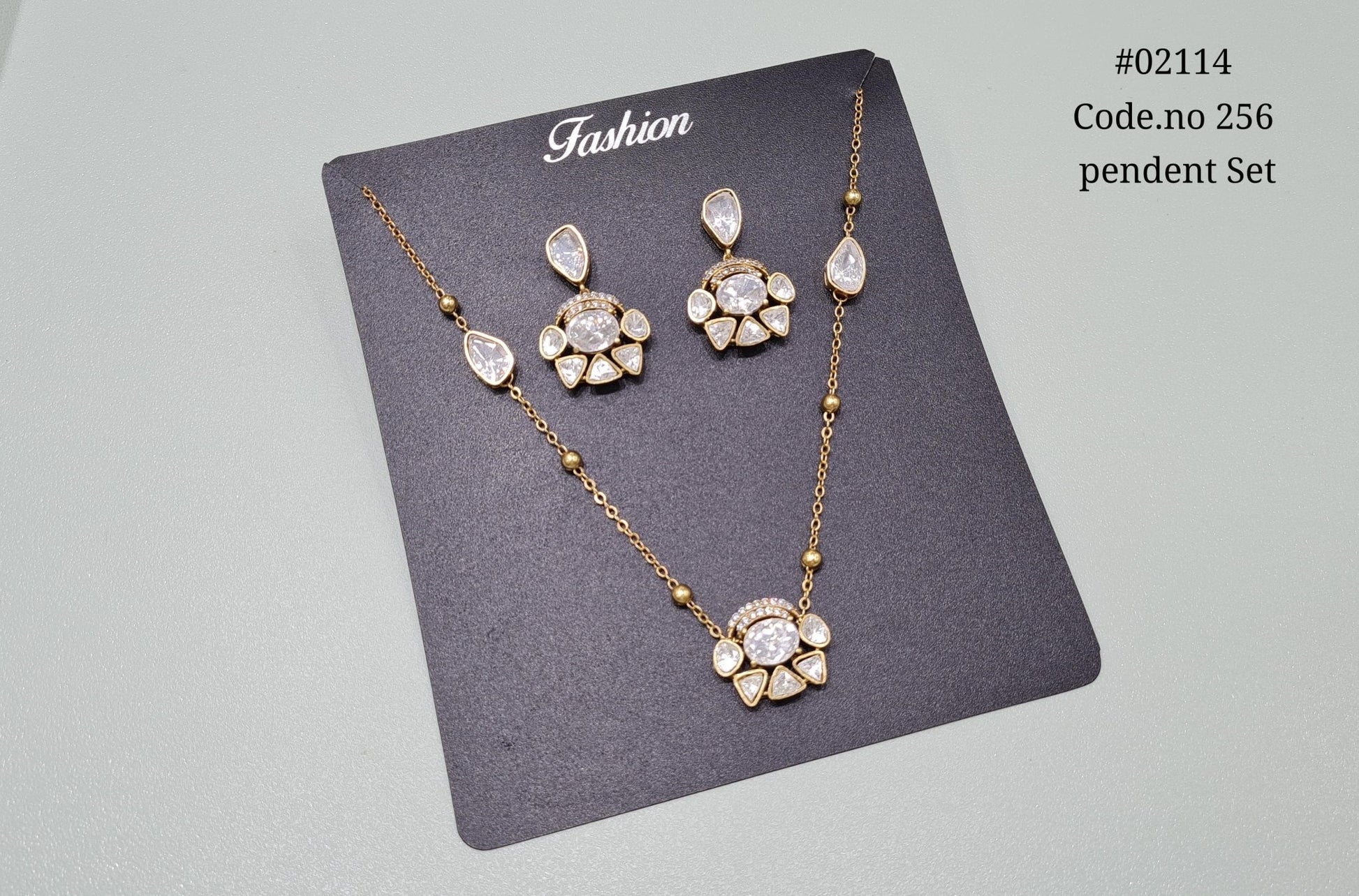 Chain pendant set 02114 - KRISHNA'S SWETA JEWELLERY