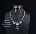 Chain pendant set 02116 - KRISHNA'S SWETA JEWELLERY