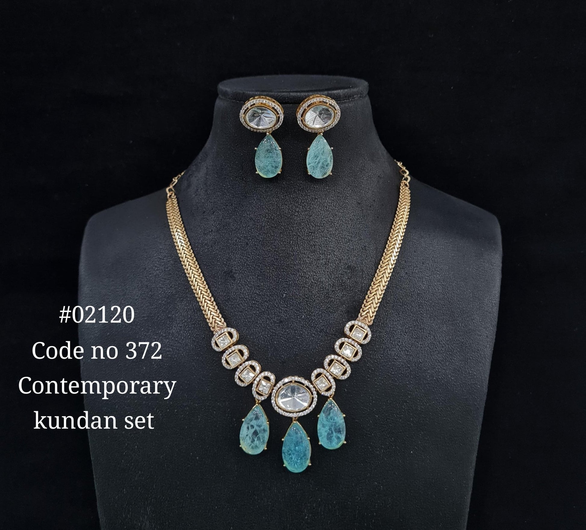 Chain pendant set 02120 - KRISHNA'S SWETA JEWELLERY
