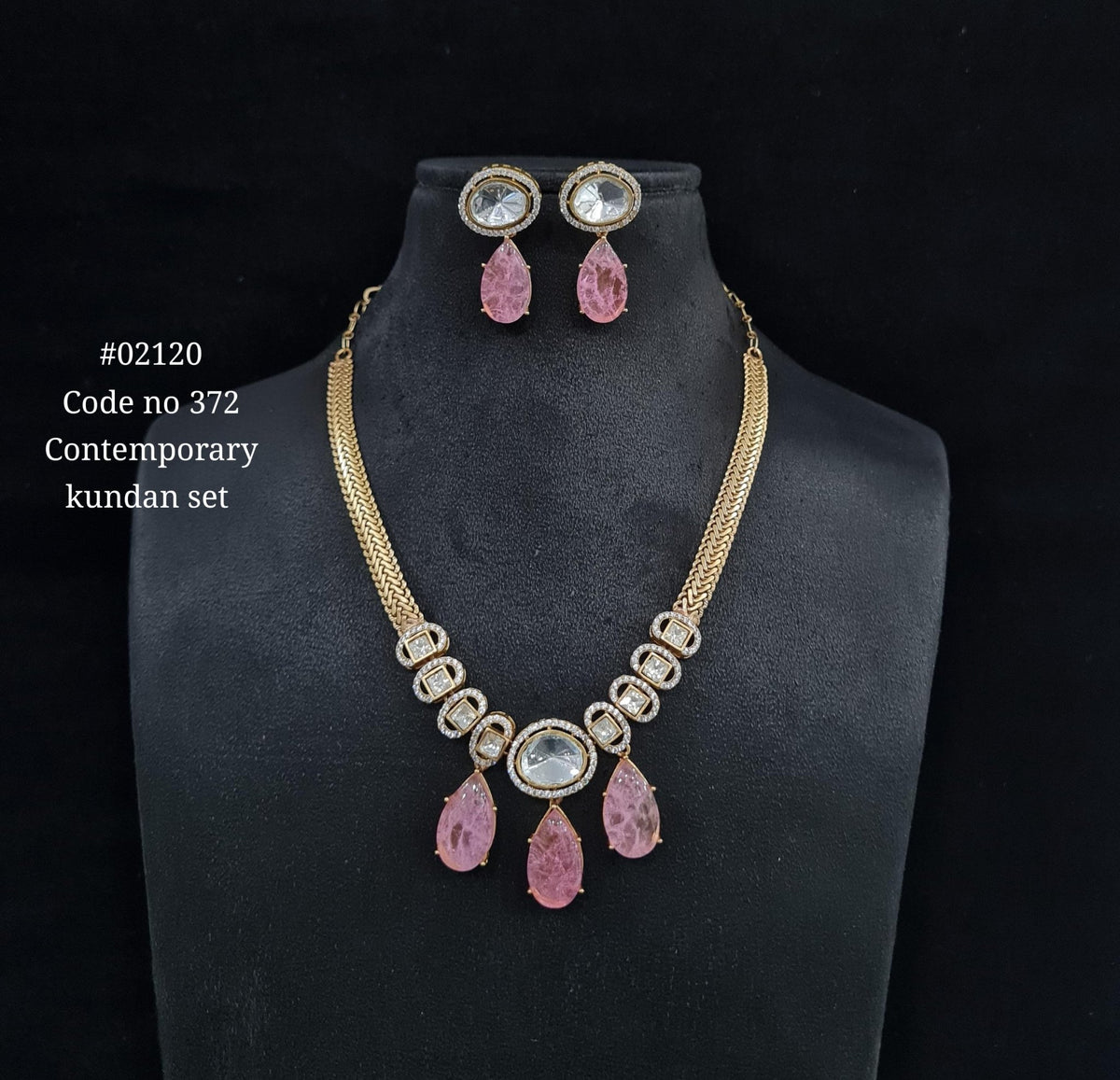 Chain pendant set 02120 - KRISHNA'S SWETA JEWELLERY