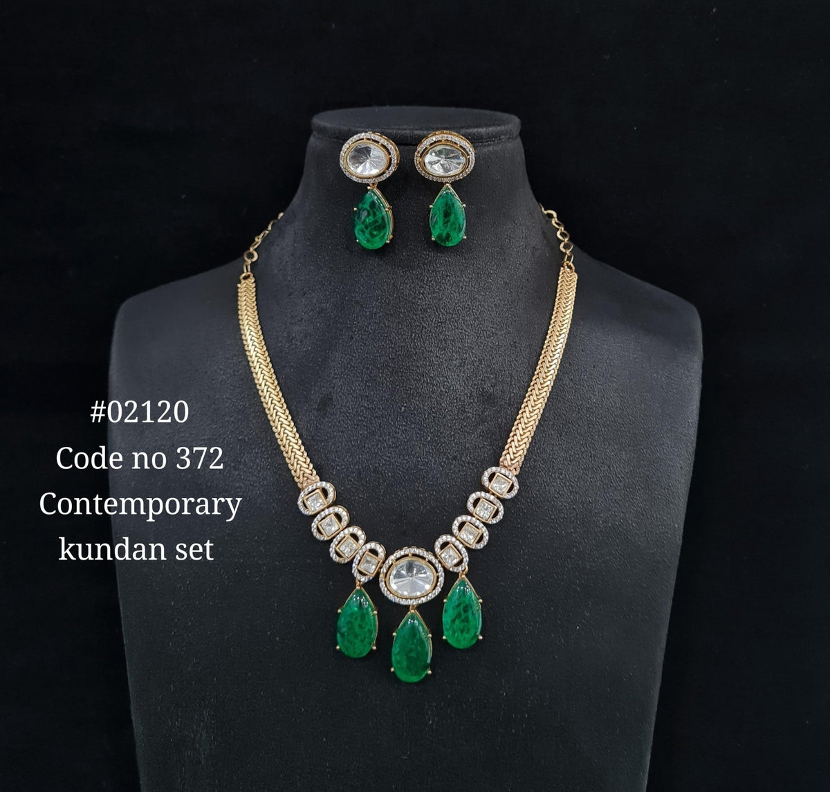 Chain pendant set 02120 - KRISHNA'S SWETA JEWELLERY