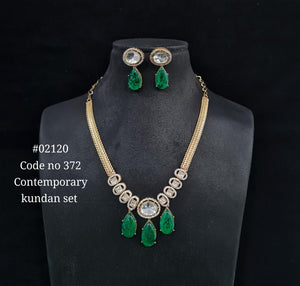 Chain pendant set 02120 - KRISHNA'S SWETA JEWELLERY