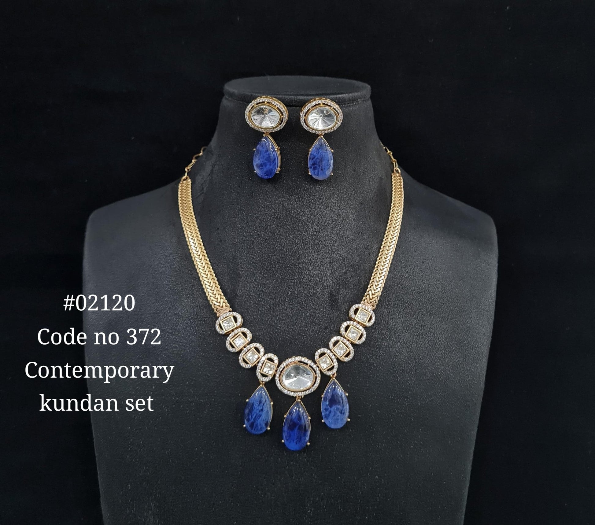 Chain pendant set 02120 - KRISHNA'S SWETA JEWELLERY