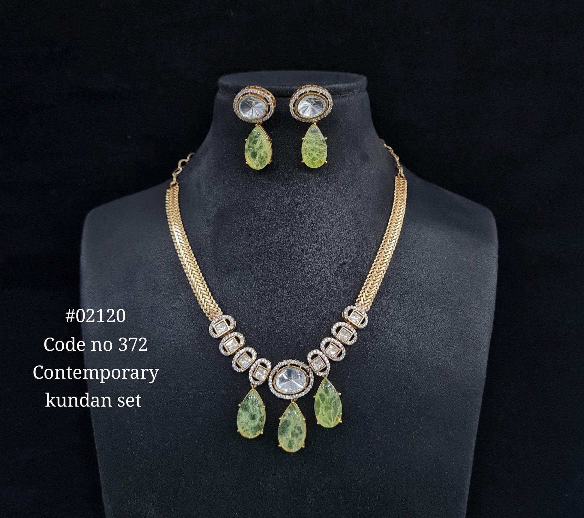 Chain pendant set 02120 - KRISHNA'S SWETA JEWELLERY