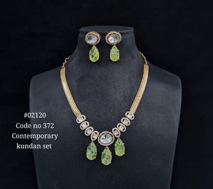 Chain pendant set 02120 - KRISHNA'S SWETA JEWELLERY