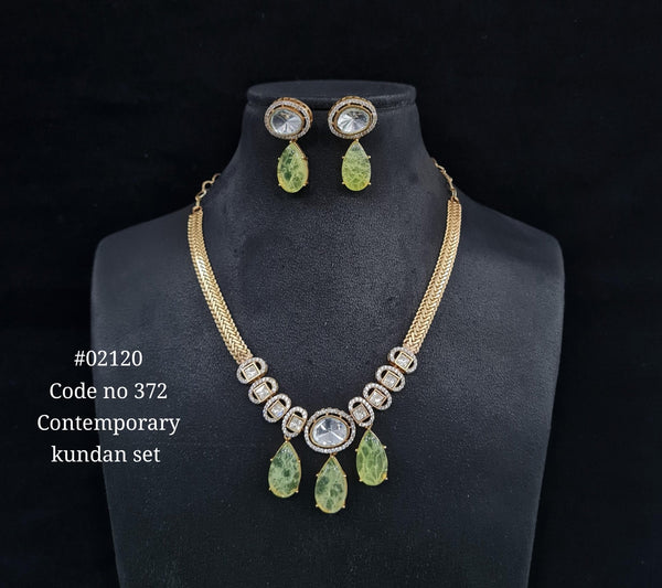 Chain pendant set 02120 - KRISHNA'S SWETA JEWELLERY