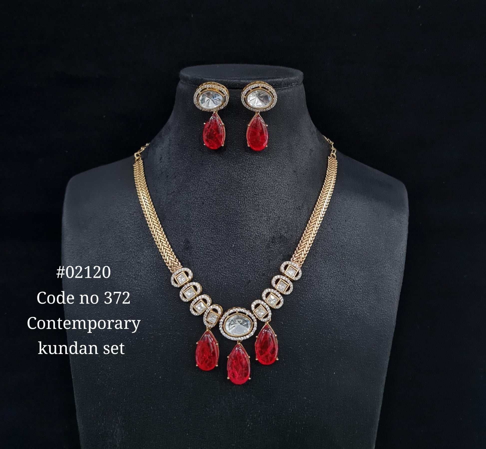 Chain pendant set 02120 - KRISHNA'S SWETA JEWELLERY