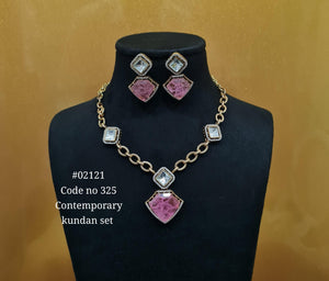 Chain pendant set 02121 - KRISHNA'S SWETA JEWELLERY