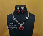 Chain pendant set 02121 - KRISHNA'S SWETA JEWELLERY