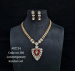 Chain pendant set 02214 - KRISHNA'S SWETA JEWELLERY