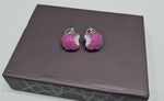 Cz apple Studs 01658 - KRISHNA'S SWETA JEWELLERY