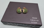 Cz apple Studs 01658 - KRISHNA'S SWETA JEWELLERY