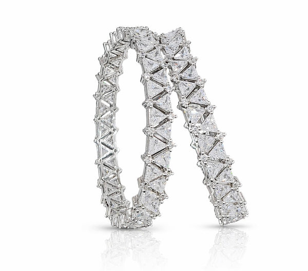 CZ Bangles 03378 - KRISHNA'S SWETA JEWELLERY