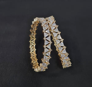 CZ Bangles 03378 - KRISHNA'S SWETA JEWELLERY