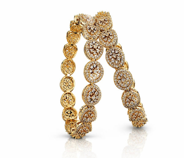 Cz Bangles 05241 - KRISHNA'S SWETA JEWELLERY