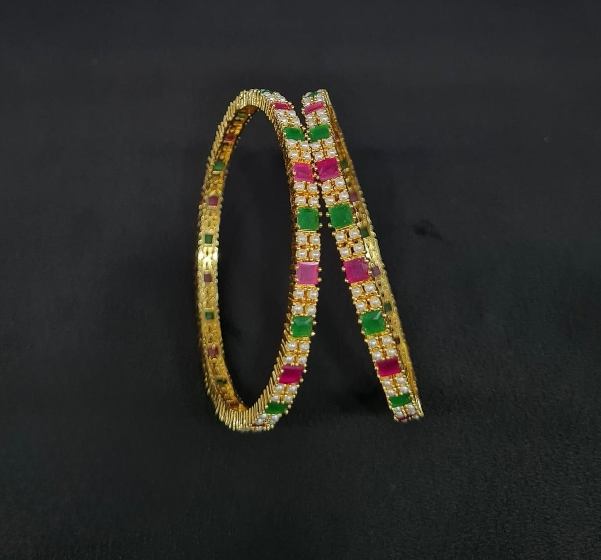 Cz Bangles 09653 - KRISHNA'S SWETA JEWELLERY
