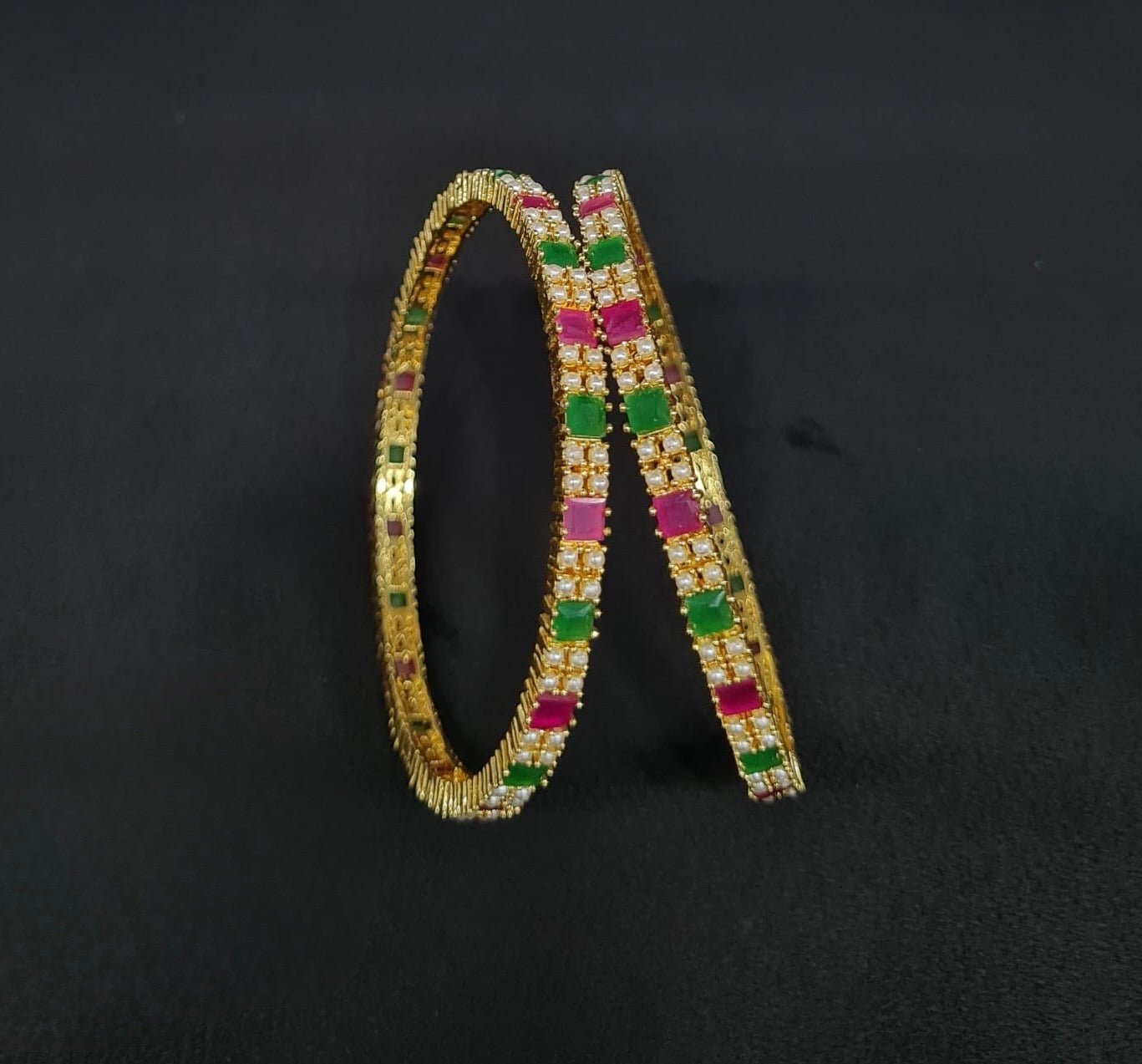 Cz Bangles 09653 - KRISHNA'S SWETA JEWELLERY