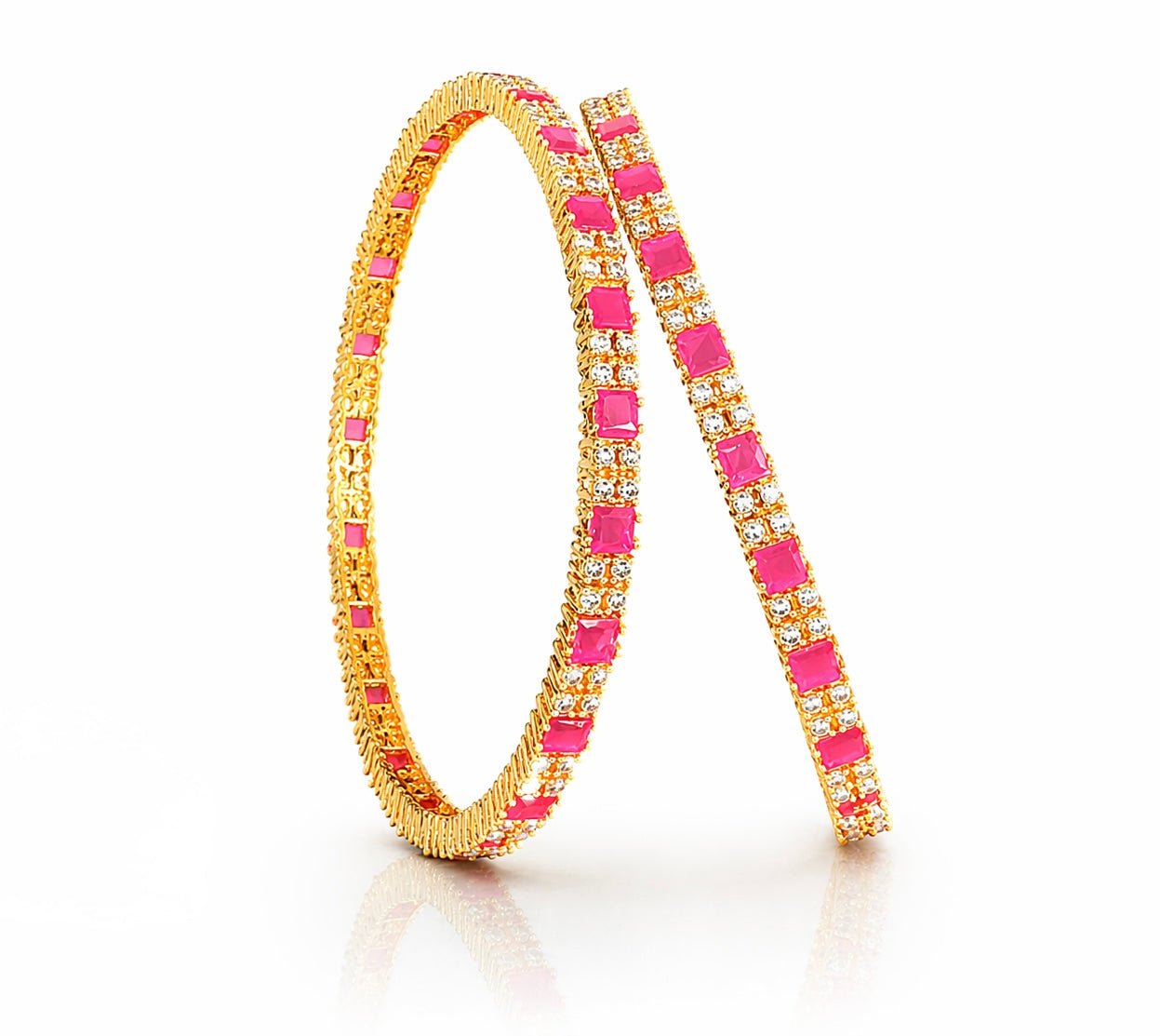 Cz Bangles 09653 - KRISHNA'S SWETA JEWELLERY