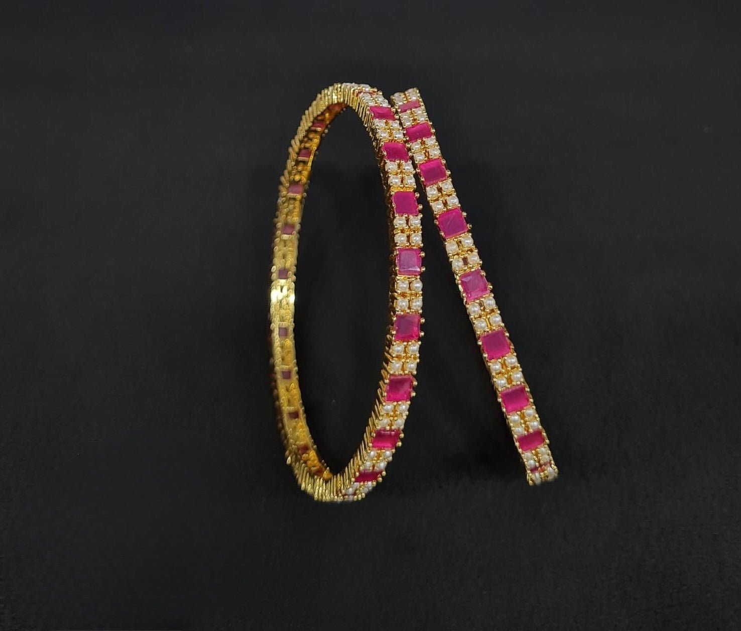 Cz Bangles 09653 - KRISHNA'S SWETA JEWELLERY