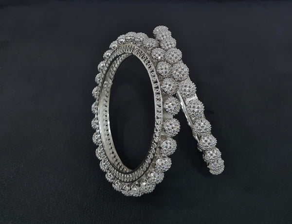 Cz Bangles 09688 - KRISHNA'S SWETA JEWELLERY