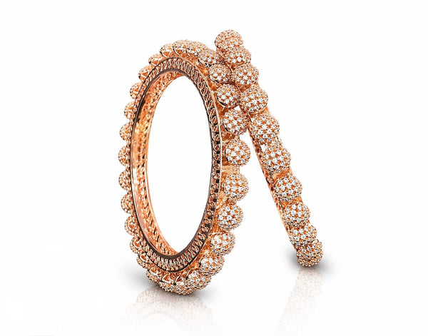 Cz Bangles 09688 - KRISHNA'S SWETA JEWELLERY