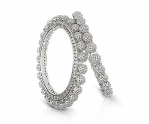 Cz Bangles 09688 - KRISHNA'S SWETA JEWELLERY
