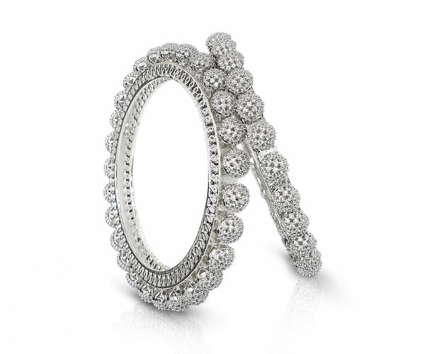 Cz Bangles 09688 - KRISHNA'S SWETA JEWELLERY