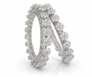 Cz Bangles 09702 - KRISHNA'S SWETA JEWELLERY