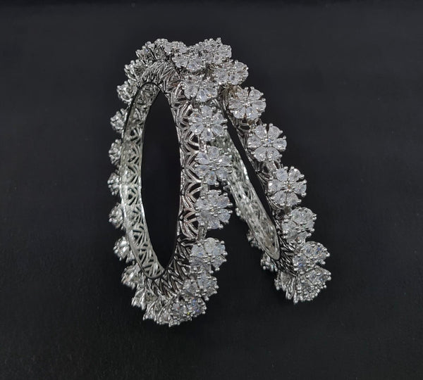 Cz Bangles 09702 - KRISHNA'S SWETA JEWELLERY