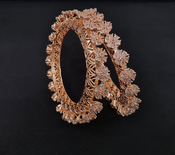 Cz Bangles 09702 - KRISHNA'S SWETA JEWELLERY